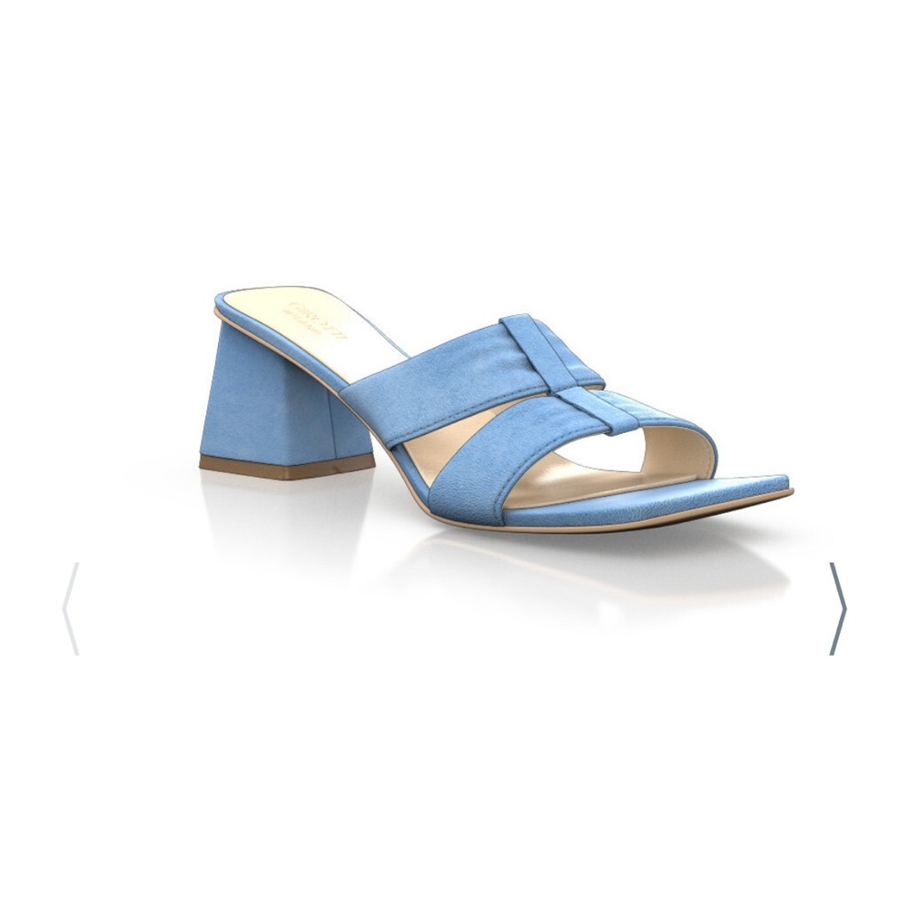 Chic Blue Women's Mules